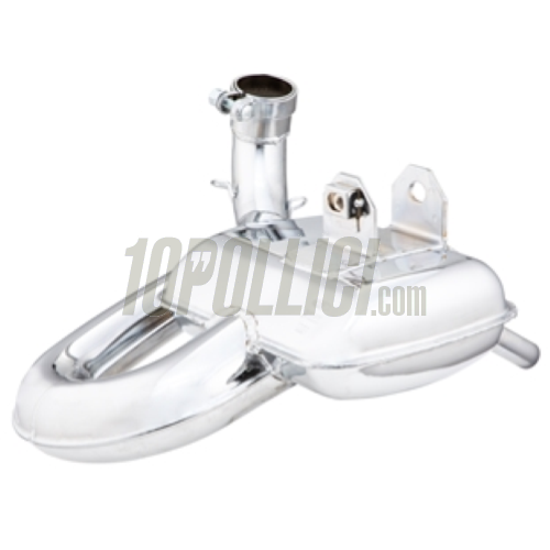 Racing exhaust SIP ROAD 3.0 Vespa PX 200, Rally 200 - chromed