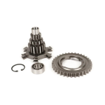 Kit Drag Cluster PX BENELLI 4 Speed for Vespa PX125, 150, 200E Lusso, MY, '98, 2011 - Input Shaft Assembly 12-13-17-17 teeth + 4th gear 34 teeth