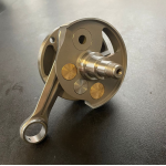 Crankshaft FABBRI RACING disc valve, cone 20, conrod 102, stroke 53, Ø87 - Vespa Smallframe
