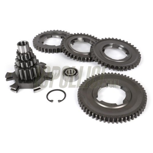 Gearbox set BENELLI GPX 12-55 12-38 15-38 15-34 for Vespa PX125, 150, 200E Lusso, MY, '98, 2011