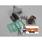 Reed valve intake manifold DEXTER RACING for 24-24mm carburetor Ape 