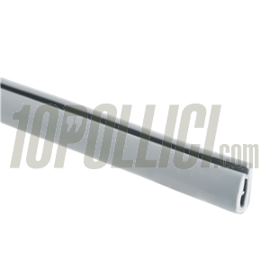 Beading legshield Vespa PK50-125 S, ETS, XL, XL2, FL, HP, N, Automatica, dust grey RAL 7037, plastic