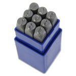 Punzoni numeri da 0 a 9, 5mm 