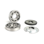 Bearing & oil seal set for crankshaft -BGM ORIGINAL- Vespa GL150 (VLA1T), Sprint150 (VLB1T), Sprint Veloce, GT125 (VNL2T), GTR125 (bis Bj. 1976), TS125 (VNL3T), VNA1T, VNA2T, VNB 1-6, VGL150 (VLA1T)A1, VBB 1-2, VL 1-3, VD1T, VD2T