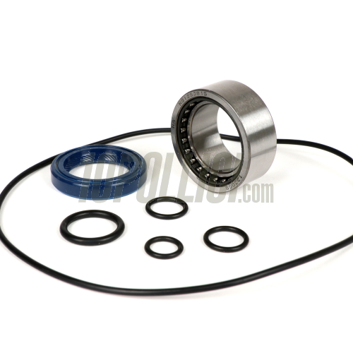 Bearing & oil seal set for crankshaft -BGM ORIGINAL- Vespa PX - metal type - incl. O-rings
