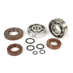 Bearing & oil seal set for crankshaft -BGM ORIGINAL- Vespa V50, PV125, ET3, PK50, PK80, PK125 - 1x 6303 + 1x 6204 - incl. O-rings