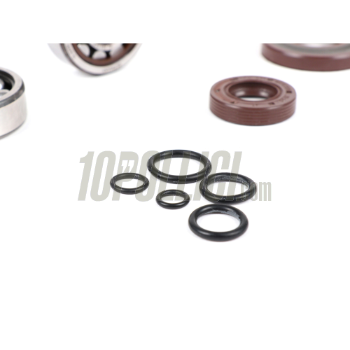 Kit cuscinetti e paraolio per albero motore -BGM ORIGINAL- Vespa V50, PV125, ET3, PK50, PK80, PK125 - 1x 6303 + 1x NU204 - compresi O-Ring 