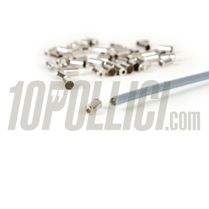 Cable sleeve BGM grey Øe 5mm with pvc inlay - 1m