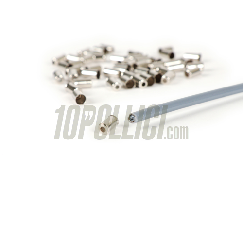 Cable sleeve BGM grey Øe 5mm with pvc inlay - 1m