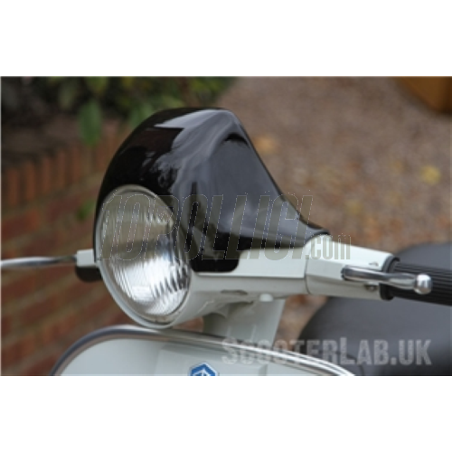 Wind shield SLUK Sport Vespa PX Lusso, '98, MY - carbon look