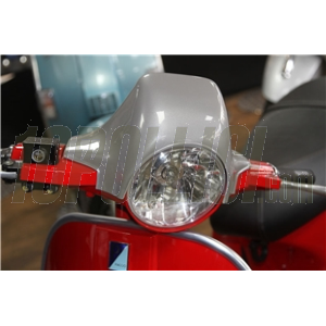 Wind shield SLUK Sport Vespa PX Lusso, '98, MY - carbon look