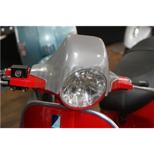 Wind shield SLUK Sport Vespa PX Lusso, '98, MY - carbon look
