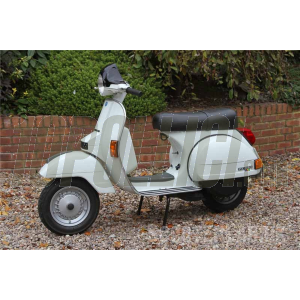 Wind shield SLUK Sport Vespa PX Lusso, '98, MY - carbon look