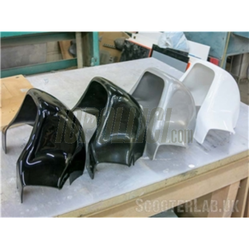 Wind shield SLUK Sport Vespa PE, PX 1^ - white