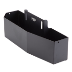 Luggage Box MRP under side panel for Vespa PX, PE, Lusso, `98, MY, `11, T5,  powdercoated, black