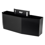 Luggage Box MRP under side panel for Vespa PX, PE, Lusso, `98, MY, `11, T5,  powdercoated, black