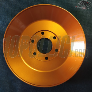 Fan FABBRI RACING for CDI Ignition SIP VAPE, aluminium mfs, orange anodised, Vespa Smallframe