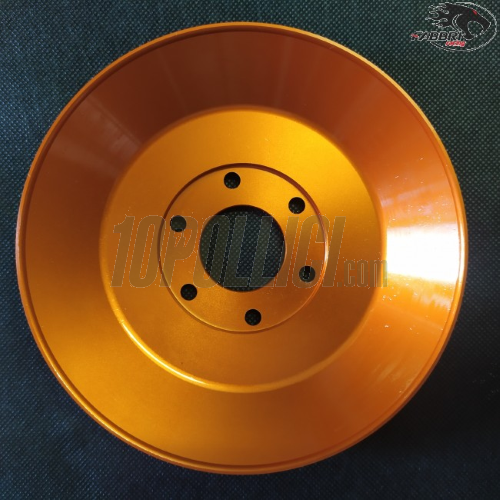 Fan FABBRI RACING for CDI Ignition SIP VAPE, aluminium mfs, orange anodised, Vespa Smallframe