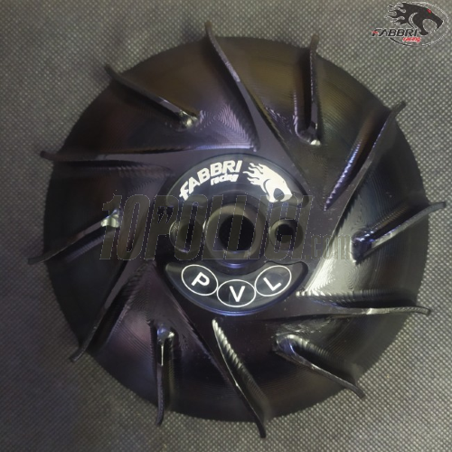 Fan FABBRI RACING for CDI Ignition PVL, aluminium mfs, black anodised, Vespa Smallframe