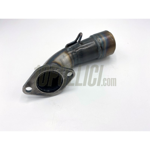 Mainfold for racing exhaust VMC EVO SEIDUE Vespa 50, 90, 125 ET3 Primavera - hub spacing 62mm