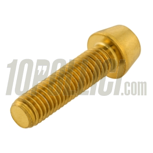 Vite M8x30 esagonale interno, titanio, oro anodizzato