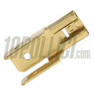 Connettore multiplo faston lamellare maschio a tre vie - 4,8mm