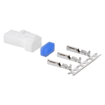 Wiring plug female for SIP speedometer rev counter, 3 pins