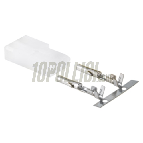 Connettore femmina  per cablaggio rubinetto benzina BGM/OMG 2 pin