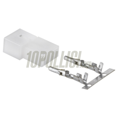 Connettore maschio  per cablaggio rubinetto benzina BGM/OMG 2 pin