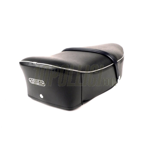 Seat Vespa 180 SS, Aquila Continentale emblem - dark blue