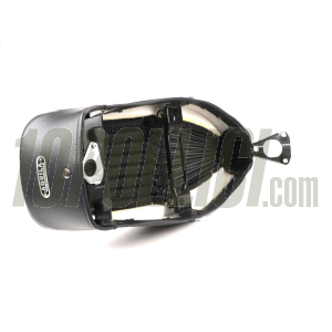 Seat Vespa 180 SS, Aquila Continentale emblem - dark blue