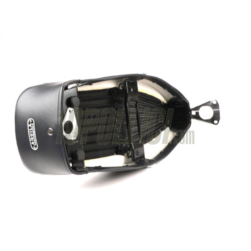 Seat Vespa 180 SS, Aquila Continentale emblem - dark blue