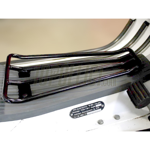 Luggage carrier for legshield floor MOTO NOSTRA Vespa PX, T5 - black