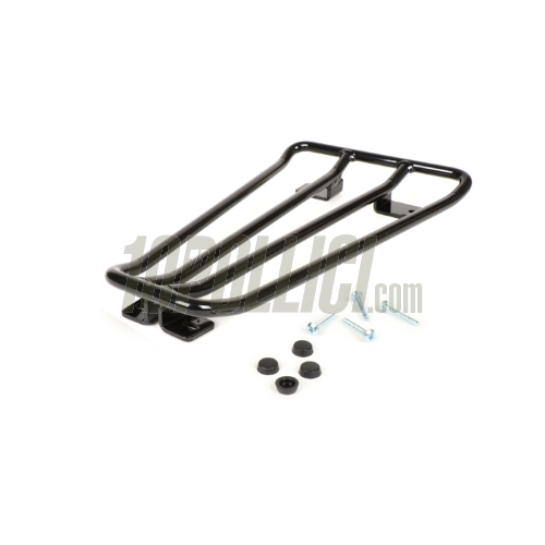 Luggage carrier for legshield floor MOTO NOSTRA Vespa PX, T5 - black