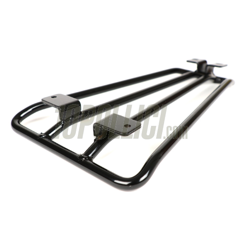 Luggage carrier for legshield floor MOTO NOSTRA Vespa PX, T5 - black