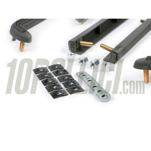 Footboard strips complete CASA LAMBRETTA Lambretta LI 3^, LIS, SX, TV 3^ - grey