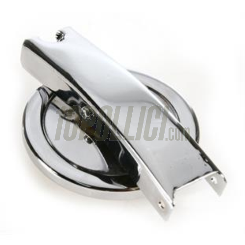 Tank Cap for Vespa V1-33, VM, VN, VNA, VBA, VBB, Sprint, GT, TS, GL, PX, PE, chrome, fold-away