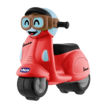 Kid´s Scooter toy CHICCO VESPA Primavera MINI TURBO TOUCH - red