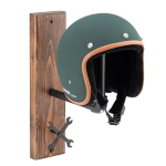 Helmet holder and coatrack TRIP MACHINE, wood, 400x100mm 