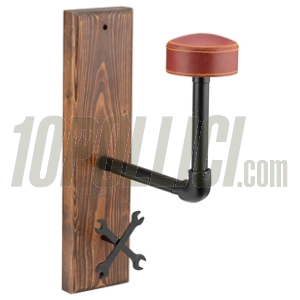 Helmet holder and coatrack TRIP MACHINE, wood, 400x100mm 