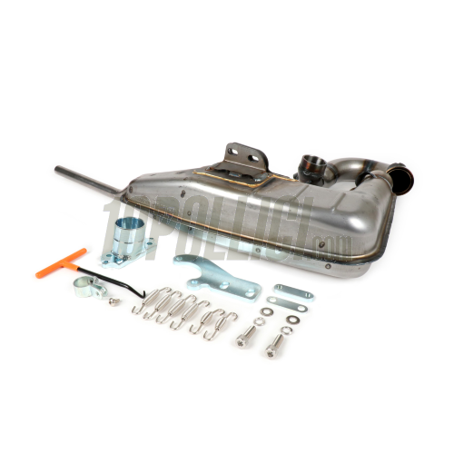 Marmitta -BGM PRO Clubman V4.0 - Lambretta (1a serie, 2a serie, 3a serie) - non verniciata
