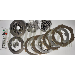 Clutch "BEST RACING" BENELLI 8 plus 8 springs Vespa 50, 90, 125 ET3 Primavera, PK