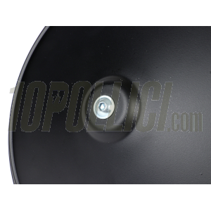Hug cap "Moon Cap" for open 10" rim Vespa  50, Primavera, ET3, PK GT, Sprint, GL, GS, 180 SS, Sprint V, Rally, TS, PX, PE, Lusso, T5, LML - matt black