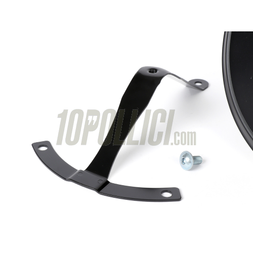 Hug cap "Moon Cap" for open 10" rim Vespa  50, Primavera, ET3, PK GT, Sprint, GL, GS, 180 SS, Sprint V, Rally, TS, PX, PE, Lusso, T5, LML - matt black