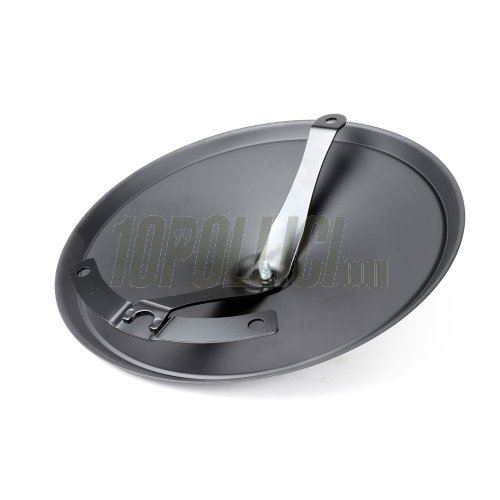 Hug cap "Moon Cap" for open 10" rim Vespa  50, Primavera, ET3, PK GT, Sprint, GL, GS, 180 SS, Sprint V, Rally, TS, PX, PE, Lusso, T5, LML - matt black