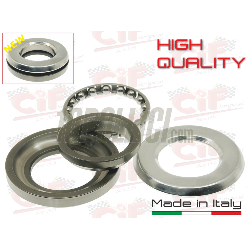 Steering Head Bearing Set lower "High Quality" for Vespa 50-90-125 PV, ET3, PK, GT, GTR, Super, GL, Sprint, PX125-150