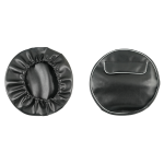 Spare wheel cover for 10" tyres, artificial leather, black, with bag