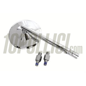 Specchio retrovisore MONTANA, Ø 102mm, cromato, lunghezza asta 150mm, per Vespa ET, LX, LXV, S, GTS, GTS Super, GTV, GT 60, GT, GT L - DESTRO e SINISTRO