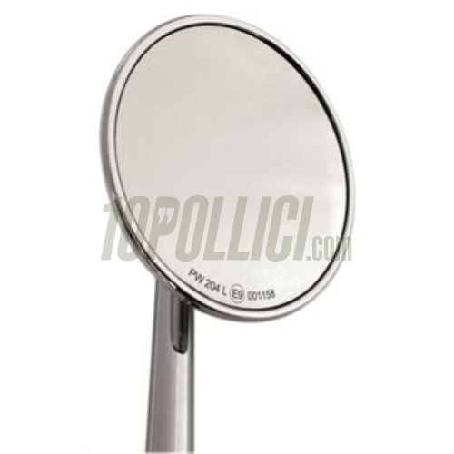 Specchio retrovisore MONTANA, Ø 102mm, cromato, lunghezza asta 150mm, per Vespa ET, LX, LXV, S, GTS, GTS Super, GTV, GT 60, GT, GT L - DESTRO e SINISTRO