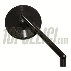 Specchio retrovisore MONTANA, Ø 102mm, nero anodizzato, lunghezza asta 150mm, per Vespa ET, LX, LXV, S, GTS, GTS Super, GTV, GT 60, GT, GT L - DESTRO e SINISTRO